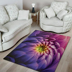 Chrysanthemum Flower Print Area Rug