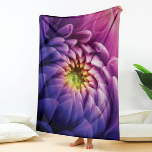 Chrysanthemum Flower Print Blanket