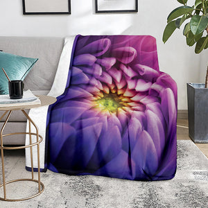 Chrysanthemum Flower Print Blanket