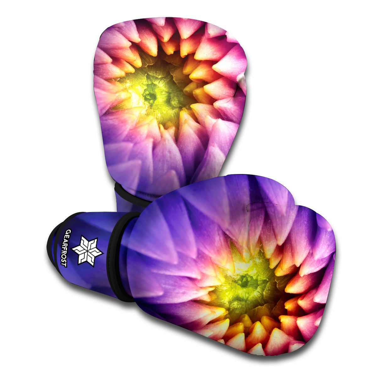 Chrysanthemum Flower Print Boxing Gloves