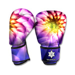 Chrysanthemum Flower Print Boxing Gloves