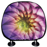 Chrysanthemum Flower Print Car Headrest Covers