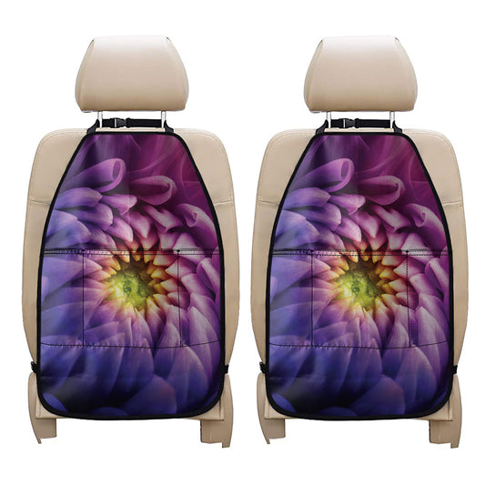 Chrysanthemum Flower Print Car Seat Organizers