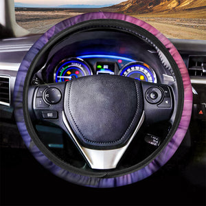 Chrysanthemum Flower Print Car Steering Wheel Cover