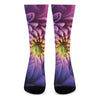 Chrysanthemum Flower Print Crew Socks