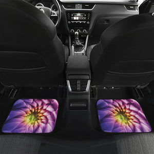 Chrysanthemum Flower Print Front and Back Car Floor Mats