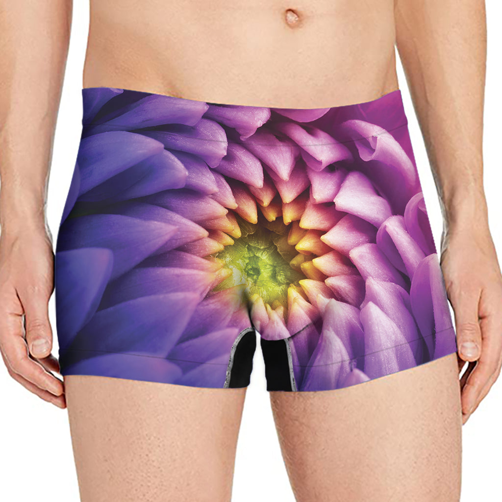 Chrysanthemum Flower Print Men's Boxer Briefs