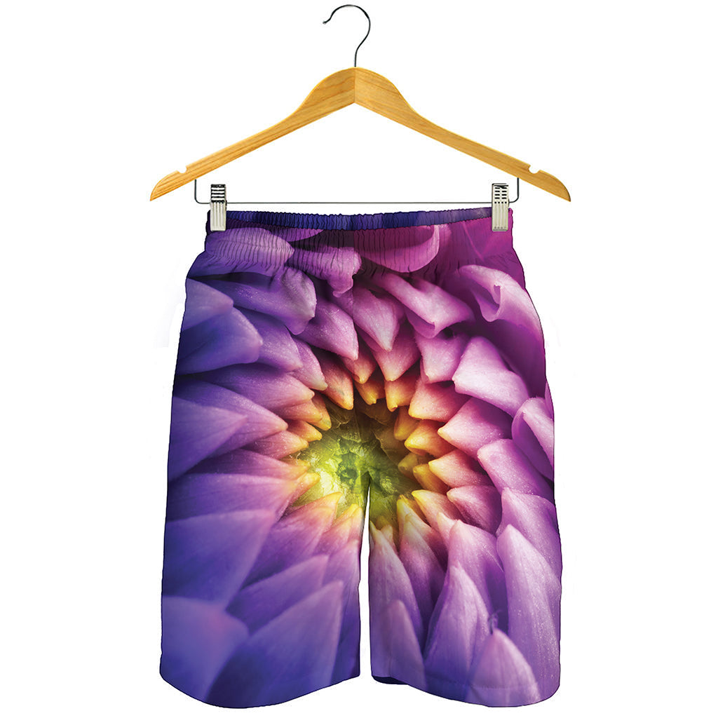 Chrysanthemum Flower Print Men's Shorts