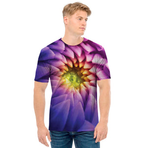 Chrysanthemum Flower Print Men's T-Shirt