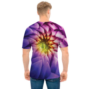 Chrysanthemum Flower Print Men's T-Shirt