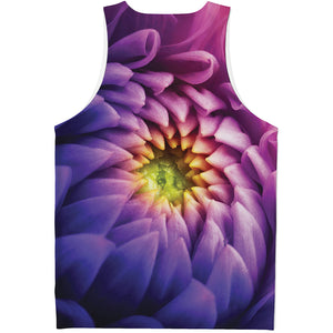 Chrysanthemum Flower Print Men's Tank Top