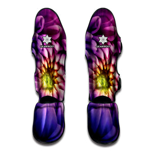 Chrysanthemum Flower Print Muay Thai Shin Guard