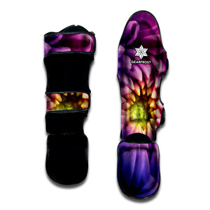 Chrysanthemum Flower Print Muay Thai Shin Guard