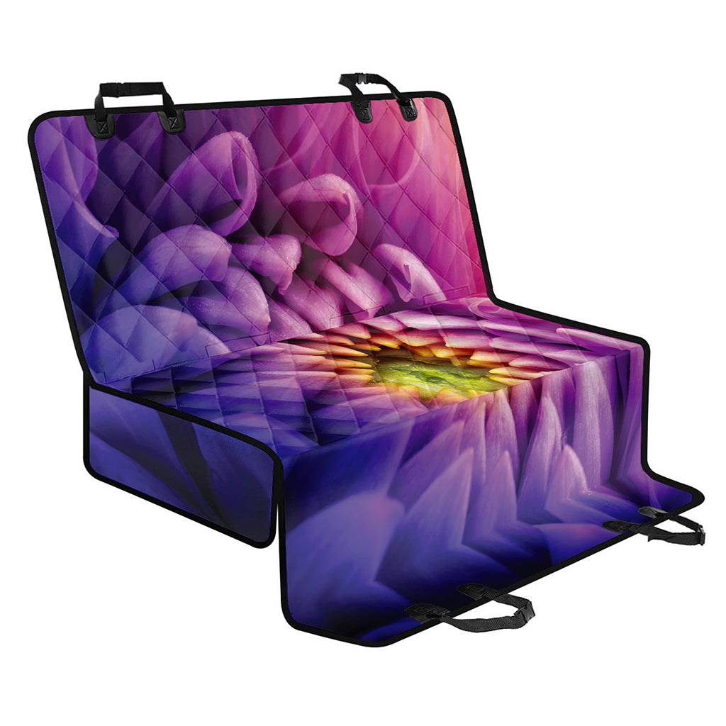 Chrysanthemum Flower Print Pet Car Back Seat Cover