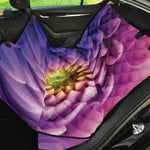 Chrysanthemum Flower Print Pet Car Back Seat Cover