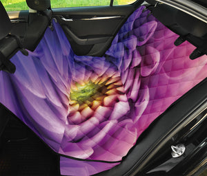 Chrysanthemum Flower Print Pet Car Back Seat Cover