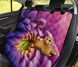 Chrysanthemum Flower Print Pet Car Back Seat Cover