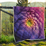 Chrysanthemum Flower Print Quilt