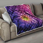 Chrysanthemum Flower Print Quilt