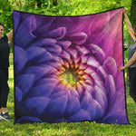 Chrysanthemum Flower Print Quilt