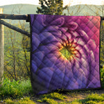 Chrysanthemum Flower Print Quilt