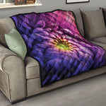 Chrysanthemum Flower Print Quilt