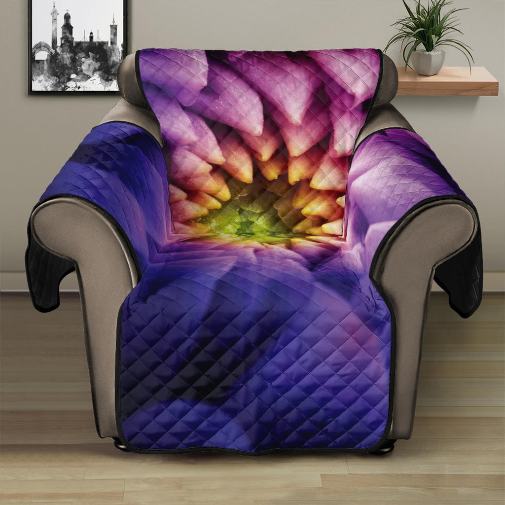 Chrysanthemum Flower Print Recliner Protector