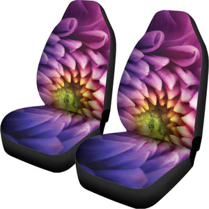 Chrysanthemum Flower Print Universal Fit Car Seat Covers