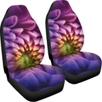 Chrysanthemum Flower Print Universal Fit Car Seat Covers