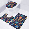 Cinco de Mayo Day Of The Dead Print 3 Piece Bath Mat Set