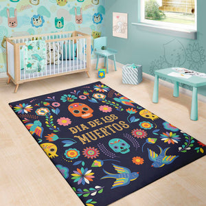 Cinco de Mayo Day Of The Dead Print Area Rug