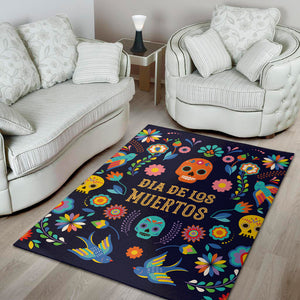 Cinco de Mayo Day Of The Dead Print Area Rug