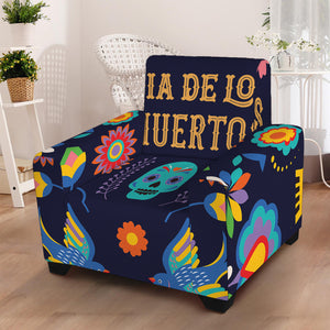 Cinco de Mayo Day Of The Dead Print Armchair Slipcover