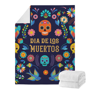 Cinco de Mayo Day Of The Dead Print Blanket