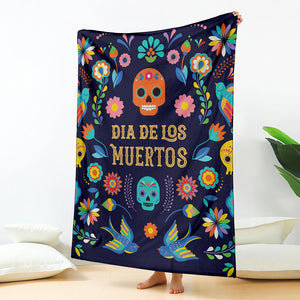 Cinco de Mayo Day Of The Dead Print Blanket