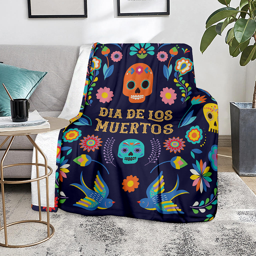 Cinco de Mayo Day Of The Dead Print Blanket