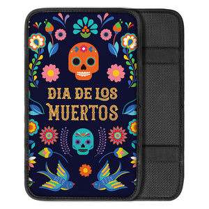 Cinco de Mayo Day Of The Dead Print Car Center Console Cover