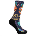 Cinco de Mayo Day Of The Dead Print Crew Socks