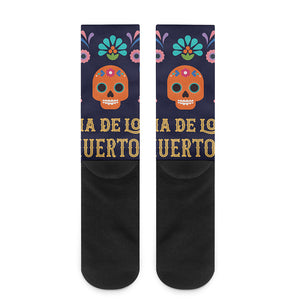 Cinco de Mayo Day Of The Dead Print Crew Socks