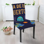 Cinco de Mayo Day Of The Dead Print Dining Chair Slipcover