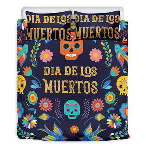 Cinco de Mayo Day Of The Dead Print Duvet Cover Bedding Set