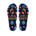 Cinco de Mayo Day Of The Dead Print Flip Flops