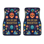 Cinco de Mayo Day Of The Dead Print Front Car Floor Mats