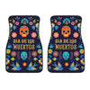 Cinco de Mayo Day Of The Dead Print Front Car Floor Mats