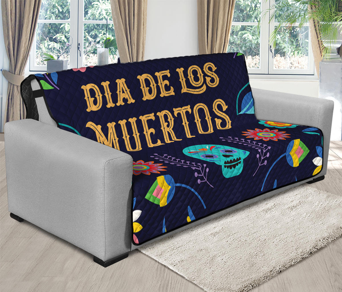 Cinco de Mayo Day Of The Dead Print Futon Protector