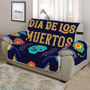 Cinco de Mayo Day Of The Dead Print Half Sofa Protector