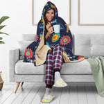 Cinco de Mayo Day Of The Dead Print Hooded Blanket