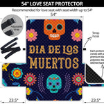 Cinco de Mayo Day Of The Dead Print Loveseat Protector