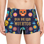 Cinco de Mayo Day Of The Dead Print Men's Boxer Briefs