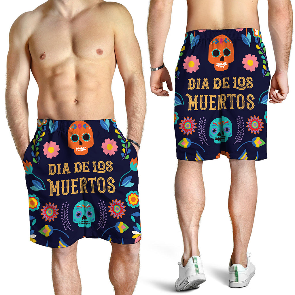 Cinco de Mayo Day Of The Dead Print Men's Shorts